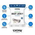 thumbnail image 3 of Think Jerky Classic Beef Jerky, Grass-Fed High Protein Beef, Gluten Free, No Antibiotics or Nitrates, Healthy Chef Crafted Recipe, Low Calorie and Low Fat - 1.0 oz Bags, 8 Pack, 3 of 7