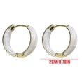 thumbnail image 2 of Fwttom Hoop Earrings Temperament Fashion Versatile High-End Earrings Spring Small and Fresh, 2 of 2