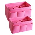 thumbnail image 1 of Vnanda Insert Handbag Organizer Bag in Bag Cosmetic Storage Makeup Bag Organizers Felt Container Organizer Storage Organizing Home Girl Handbag, 1 of 8
