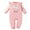 A-Pink530, variant on Romper Jumpsuit Soft Baby Girl Clothes Fluffy Rainbow Print Long Sleeve Ruffle Toddler Onesie Lovely One-Pieces