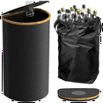 thumbnail image 3 of Recycling Bin for Kitchen ,Recycle Bin with 1 Removeable and Reusable Inner Bag, Large Recycling Bin with Lid for Bottle,1 * Recycling Bin 1 * Removable Reusable Inner Bags,Black, 3 of 6