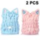 thumbnail image 1 of Juego de 2 piezas: Gorro de microfibra ajustable para secar el cabello, toalla ultra absorbente tipo turbante para el cabello, ideal para mujeres, adultos o niñas., 1 of 5