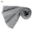 thumbnail image 2 of NUZYZ Summer Solid Color Mesh Cooling Towel Sports Running Jogging Outdoor Gym Cooler Light Grey, 2 of 7