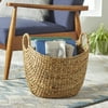 Better Homes & Gardens Large Natural Water Hyacinth Boat Basket