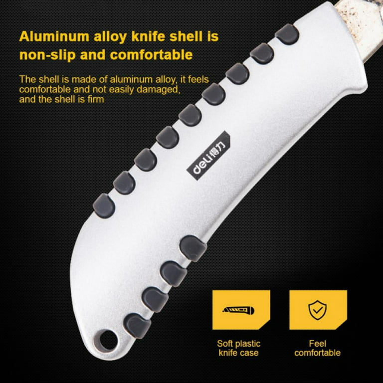 Heavy-Duty Self-Retracting Safety Knife | Utility Knife | Box Cutter