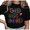 Black-1, variant on Women's 3D Bubble Font Jesus Loves You Faith Quote Graphic Cropped Short Sleeve T‑shirt Relaxed Fit