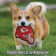 thumbnail image 5 of Pets First NFL Kansas City Chiefs Tough Helmet Pet Dog Toy Premium Quality with Built-in Squeaker Chew Toy, 5 of 7