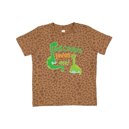 

Inktastic My Cousin Loves Me Dinosaur Gift Toddler Boy or Toddler Girl T-Shirt