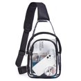thumbnail image 2 of yeacher Sac à Dos Léger en PVC Transparent pour Voyage, Sports et Sécurité avec Sangle Réglable et Multiples Compartiments, 2 of 6