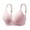 Pink, variant on Wdfiry Plus Size Wirefree Bras for Women Full Coverage Soft Support Bralettes Embroidery Light Breathable Push Up Everyday Bra