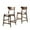 Beige, variant on GDF Studio Molle Indoor Mid Century Design 24-inch Counter Stools (Set of 2)