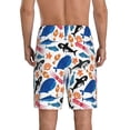 thumbnail image 3 of Kdxio Cute Sea Animals Print Mens Sleep Shorts Bottoms Soft Comfy Pajama Wear Pants with Drawstring Pockets, 3 of 7