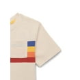 thumbnail image 3 of Wonder Nation Toddler Boys Graphic Striped Pocket Tee with Short Sleeves, Sizes 12M-5T, 3 of 3