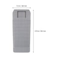 thumbnail image 4 of Pretyzoom 1Pc Household Plastic Washboard Grey Wavy Laundry Wash Board Hand Carry Portable, 4 of 6