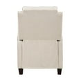 thumbnail image 6 of Pemberly Row Contemporary Fabric Push Back Recliner in Beige, 6 of 9