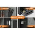 thumbnail image 6 of 8 Gun Safe Rifle Gun Safe for Rifles and Pistols Rifle Safe with Drawer Gun Cabinet for Rifles and Shotguns with Scopes Rifle Gun Safe with Removable Shelf Gun Rack, 6 of 11