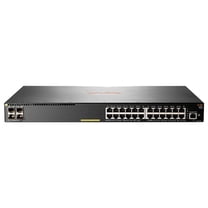 HPE Aruba 2930F 24G PoE  4SFP - Switch - L3 - managed - 24 x 10/100/1000 (PoE )   4 x Gigabit SFP (uplink) - rack-mountable - PoE  (370 W)