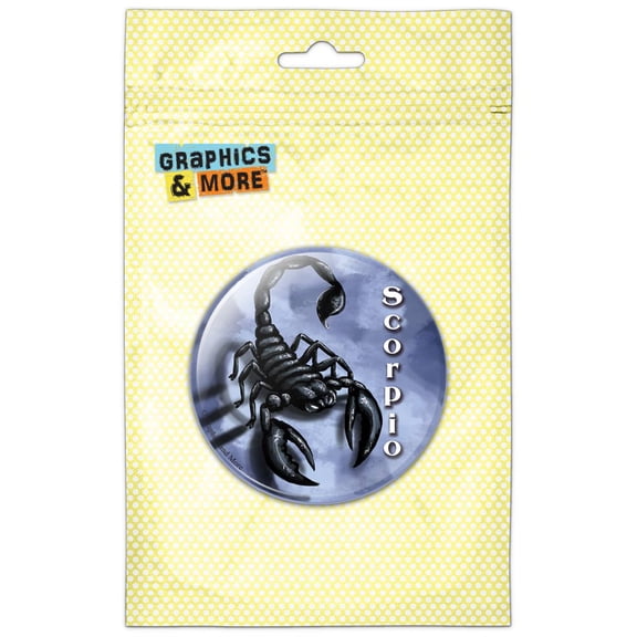 Scorpio Zodiac Pinback Button Pin Badge