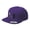 Purple, variant on Custom Snapback Hats for Men & Women Barber Logo Embroidery Acrylic Flat Bill Baseball Cap Dark Grey Design Only