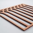 thumbnail image 4 of Ekena Millwork 15 3/8"W x 15 3/8"H x 3/8"T Medium Cedar Park Decorative Fretwork Wood Wall Panels, Cherry, 4 of 6