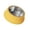 Yellow Circle, variant on Pet Bowl, Wide Mouth Stainless Steel Non-slip Detachable Food Water Feeding Bowl for Pet Feeding 1PC