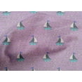 thumbnail image 4 of oneOone Cotton Cambric Fabric Waves & Sailboat Ocean Print Fabric BTY 56 Inch Wide, 4 of 4