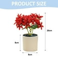 thumbnail image 2 of Fake flower simulation flower five-leaf hydrangea bonsai creative home decoration silk flower plant potted plant Rawiri, 2 of 5