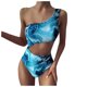 thumbnail image 1 of Gibobby Trajes de Baño para Mujer Con Sexy A Back Bathing Open Beach Striped Set Bikini Bathing Suit Piece Swimsears Tankinis Set(Azul,G), 1 of 5