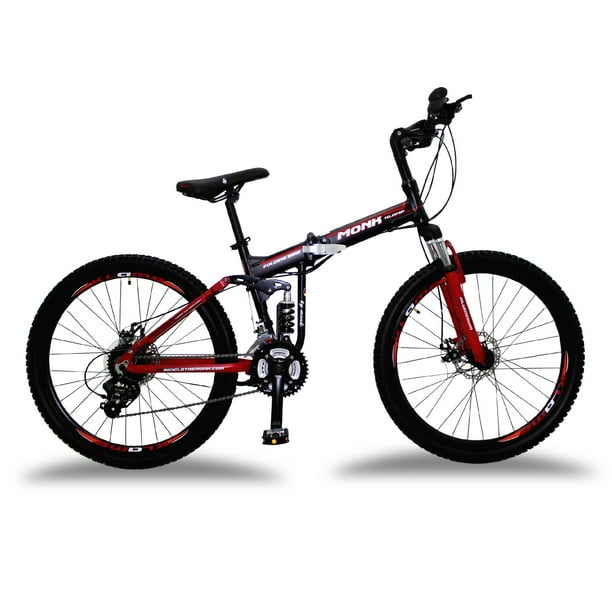 Bicicleta Montaña Rodada 26 24 Velocidades Plegable Klamp Monk MTB