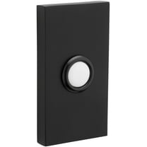 Baldwin 4863190 Baldwin 4863 3" x 1-1/2" Illuminated Rectangular Door Bell from The Estate Collection