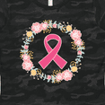 thumbnail image 4 of Inktastic Breast Cancer Pink Ribbon Awareness Wreath Women's T-Shirt, 4 of 5