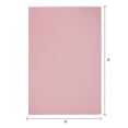 thumbnail image 6 of Mainstays Kids Tufted Light Pink Shag Washable Area Rug, 4' x 6', 6 of 6