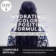 thumbnail image 3 of Pure Blends Orchid Hydrating Color Depositing Shampoo Brighten & Tone Color Faded Hair Semi Permanent Hair Dye Prevents Color Fade Extend Color Service on Color Treated Hair 33.8 Oz., 3 of 7