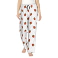 thumbnail image 2 of Goofa Hand Drawn Strawberry Printed Soft Pajama Pants for Women, Wide Leg Comfy Casual Lounge Yoga Pants-XX-Large, 2 of 9
