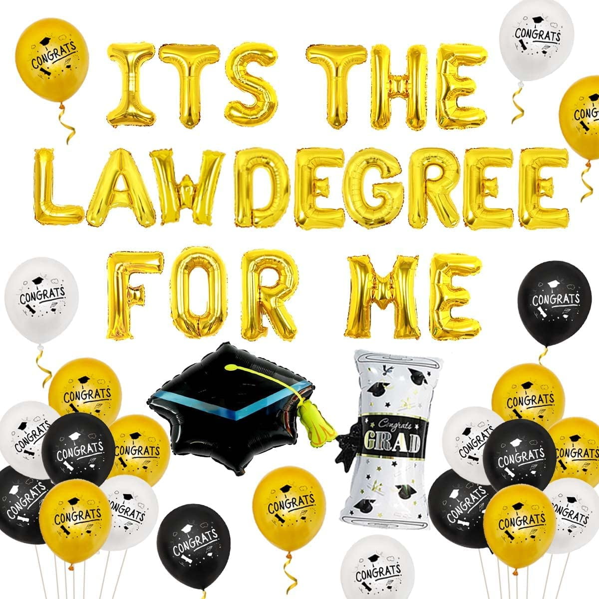 Law School Graduation Party Decorations, Its The Law Degree For Me