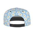 thumbnail image 4 of Haiem Floral Daisy Classic Snapback Cap Flat Bill Hat Baseball Cap Adjustable Size Cotton Dad Hat, 4 of 9