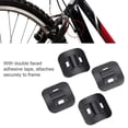 thumbnail image 3 of Bike Cable Guide Clamps for Clean Cable Management with Self-Adhesive Back 4pcs Black Plastic, 3 of 9