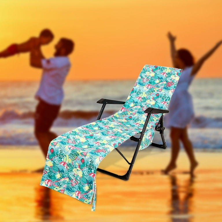 Lounge Chair Towel Beach Towel Beach Chair Cover with Side
