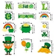 thumbnail image 4 of Junepar St. Patrick's Day Bulletin Board Set Decoration Shamrock Green Borders Irish Clover Unicorn Paper Cutouts for Chalkboard Wall Door St. Patrick's Day Party Supplies, 4 of 7