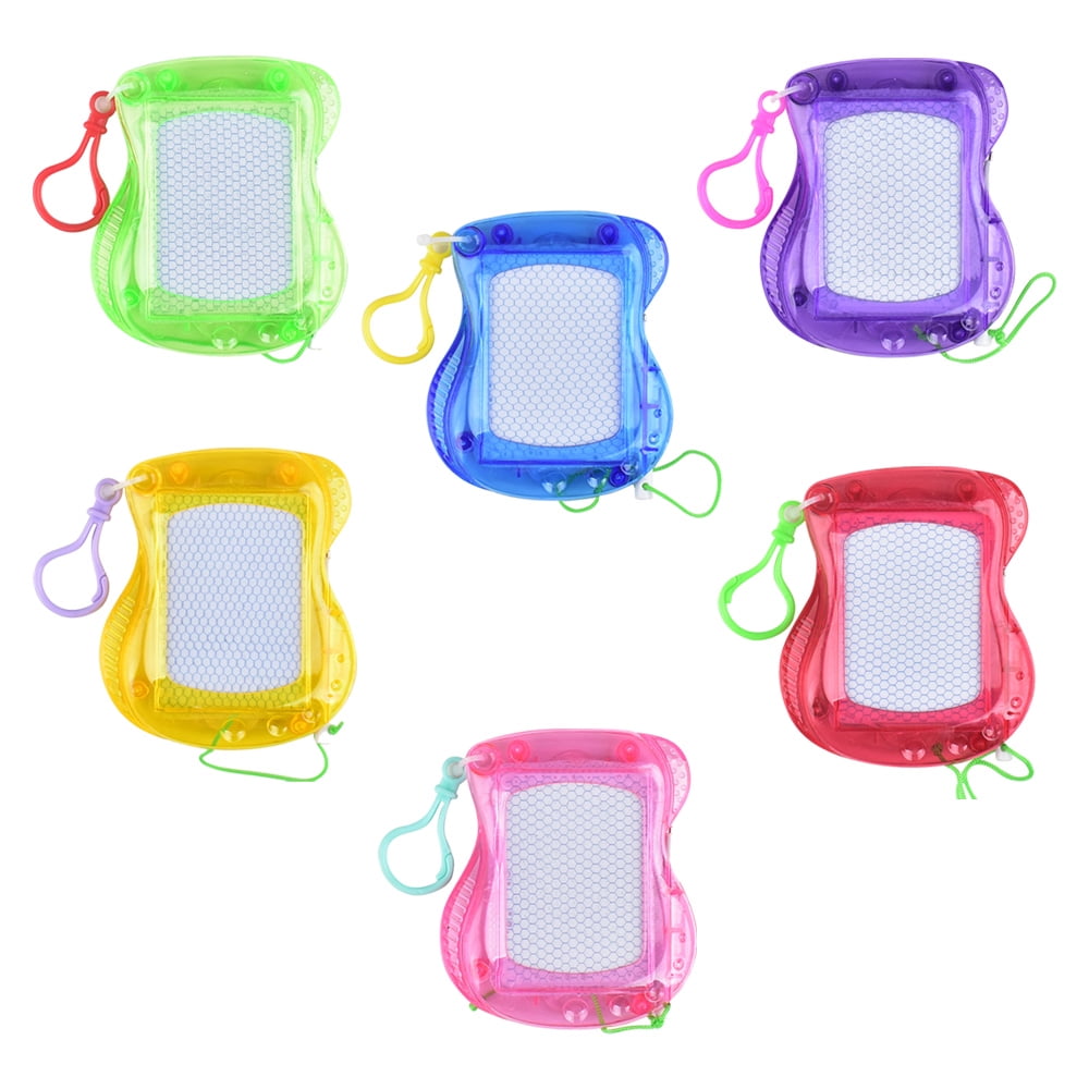 SUTENG 6 Pack Mini Drawing Board for Kids,Erasable Small Drawing Pad for Birthday