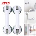 thumbnail image 1 of Wrvxzio Powerful Suction Cup Bathroom Shower Support Grab Bar, White-2-green, 1 of 5