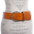 thumbnail image 2 of Women's High Waist Round Full Grain Taper Leather Belt, 2 of 3
