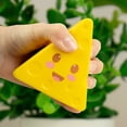 thumbnail image 5 of STPToys Triangular Cheese Stress Relief Gadget, 1Pcs Soft Stretchy Portable Desk Decor for Tension Relief, Suitable for Party Favors, Birthday Gifts, Classroom Rewards, 5 of 5
