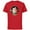 Red, variant on Disney The Little Mermaid King Triton & Ariel Father’s Day - Short Sleeve Cotton T-Shirt for Adults - Customized-Black