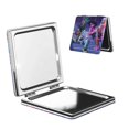 thumbnail image 1 of Qekee Monster High Print Compact Makeup Mirror Folding Mini Pocket Mirror Portable Hand Mirror Double-Sided 2 x 1x Magnification for Woman Girls-Square, 1 of 9