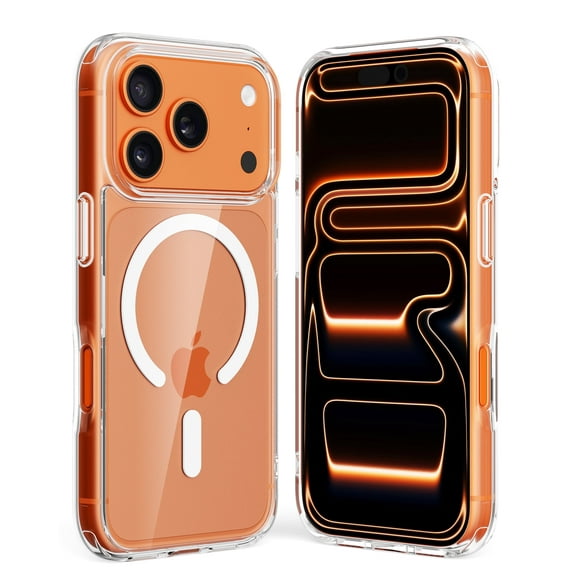 Upcommon Crystal Fit Case for iPhone 17 Pro, Magnetic Clear, Compatible with MagSafe, Slim Protective Cover