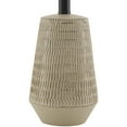 thumbnail image 3 of Livabliss Leipzig Rustic Accent Table Lamp, 20-inch, Beige with White Shade, 3 of 5