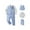 Light Blue, variant on Toddler Gentleman Wedding Outfits Button Down Shirt Vest Boy Easter Outfit Toddler Boy Dress Clothes 3-4 Years