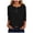 Z-Black, variant on zaveiop Womens 3/4 Length Sleeve Tunic Tops Casual V Neck Shirts Basic Tees Business Work Blouses Summer Fall 2025 Clothes (Z2-Dark Green, L)