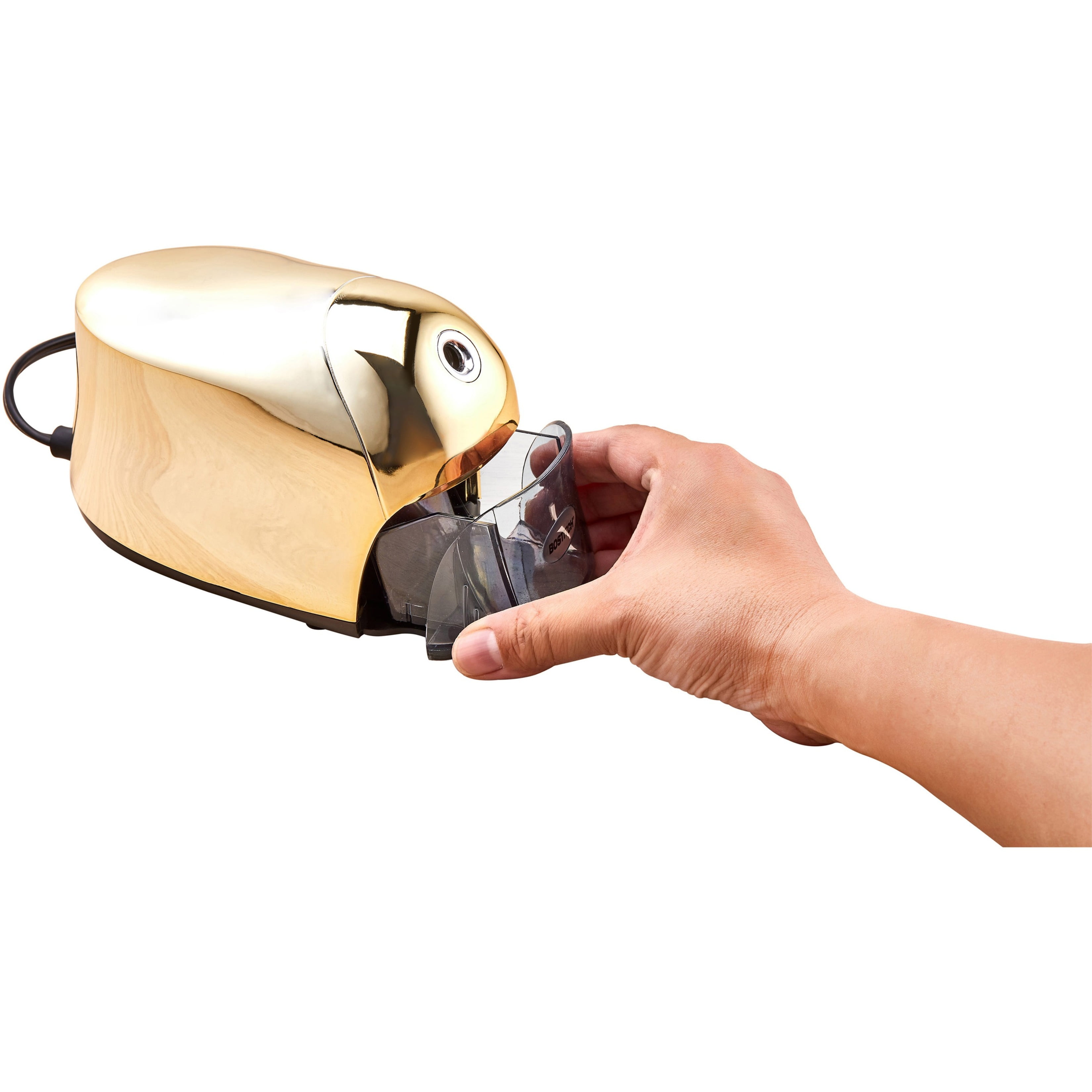 Bostitch QuietSharp Executive Electric Pencil Sharpener Gold - Classroom & School Supplies for Kids